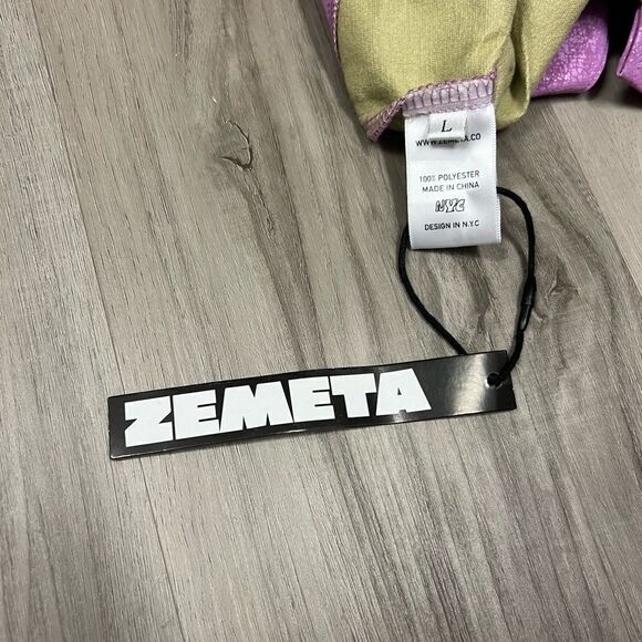 Zemeta for Dolls Kill pink faux leather embossed bootcut pant. Size L. - Picture 14 of 17